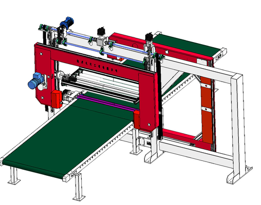 blatt 10m/Min 380v 50hz Doppelcnc-Schneidemaschine DTC-SD2012