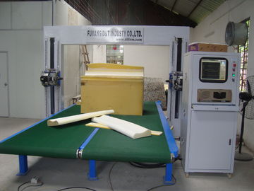 6KW Bandförderer-Tabellen-flexibler Polyurethan-oszillierende Blatt-Schneidemaschine 1800KG
