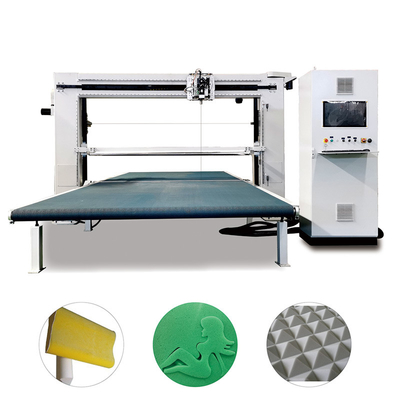 Einfache Bedienung DTC-SD2012 Doppelblatt Oscillierende Schaumkontur Schneidmaschine Für PU Schaumsponge