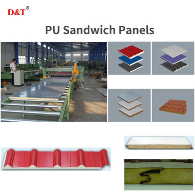 Eps Polyurethan PU Schaumstoff Sandwich-Wandplatten Herstellungsmaschine Kontinuierliche PU/PUR/PIR Sandwich-Platten-Produktionslinie