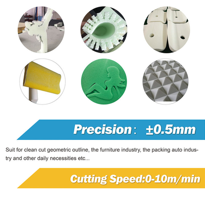 Upgrade Production CNC Oszillierendes Messer Schwamm-Schaumstoff-Schneidegerät für Präzisionsschneiden, einfache Bedienung