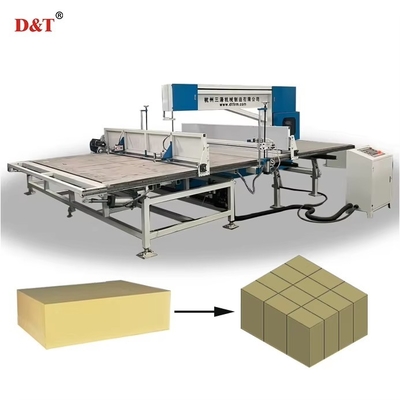 DTLQ-4L Modell Automatische Vertikalschneidemaschine für EVA und Perlbaumwolle mit Arbeitsplattform und Einzelstoßdämpfer