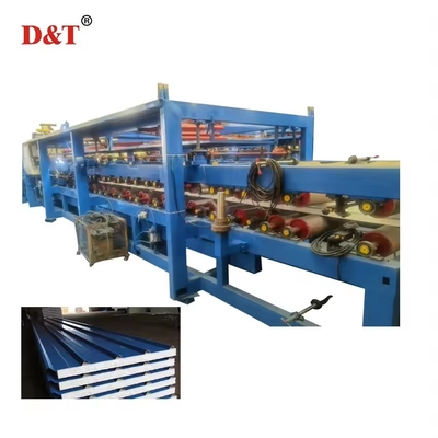 EPS Sandwich Panel Roll Forming Machine/Dachfliesen-Produktionslinie Automatische Steinwolle mit Farbstahlplatte