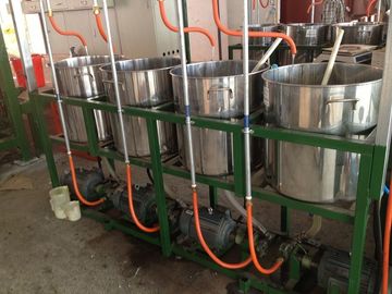 Sponge-Produktionslinie für vollautomatisches Sponge-Making und 4m x 3.2m x 3.2m Stirms Mix Rack 17,5m x 2,4m x 1,2m Trocknungstunnel 16,9m