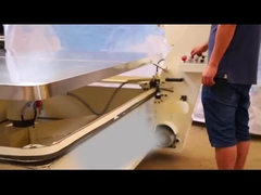 Automatische Schließung Matratzenband Randmaschine Hochgeschwindigkeit 7m / min
