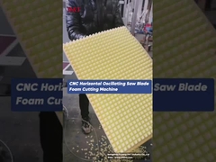 China Hersteller CNC Horizontale und vertikale oszillierende Säge Blatt Schaum Schneidemaschine für Spon