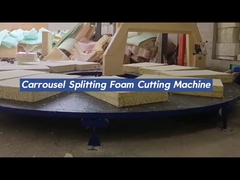 Kreis Horizontale Schwamm Schneidmaschine Für Flexible PU, Quadrat Schaum Schneidmaschine