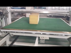 Schwamm-Schneidemaschine-Schaum PUs CNC oszillierendes Blatt automatisches 6kw horizontaler