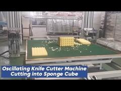 Manuelle Sponge vertikale halbautomatische Schaumschneidemaschine DTLQ-4L 1.74kw
