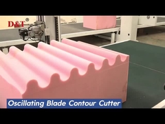 Automatische Schneidmaschine für Sponge Cnc Latex Sponge Oscillating Blade Cutter