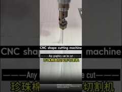 40m/Min Schaumstoff aufrecht CNC-Schwammschneidemaschine 2D-Formen schneiden